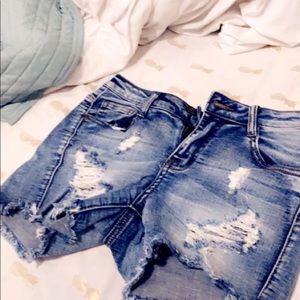 Denim short jeans